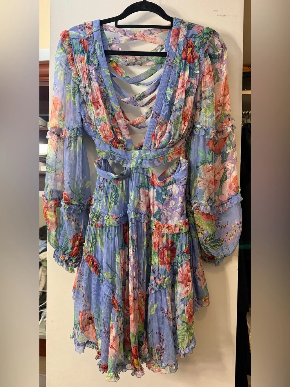 one shoulder boho dress Raas Women's Mini Designed in a feminine Purple Bridesmaid Dress | Color:Mist Garden Ecom Style:AD3D105902